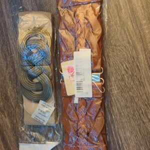 NWT elastic belts